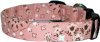 Pink & Brown Bandana Handmade Dog Collar
